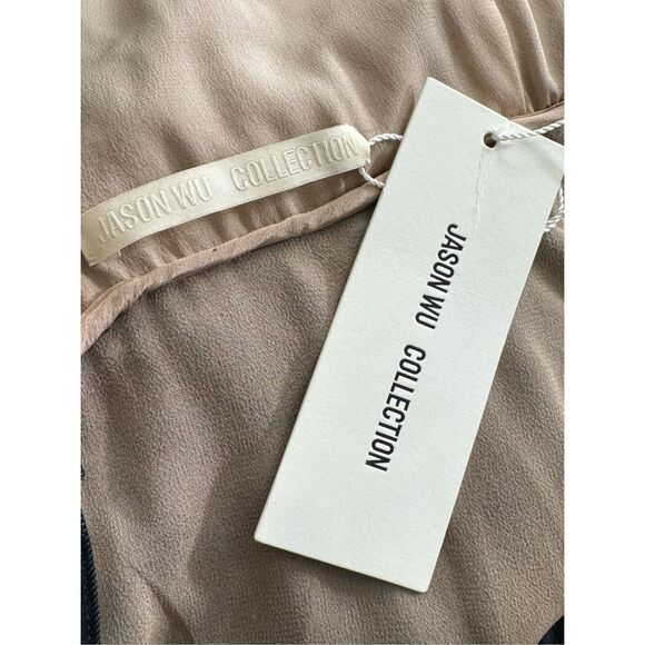 Jason Wu Collection Crinkle Chiffon Silk Halterneck Gown 6 - Picture 8 of 9